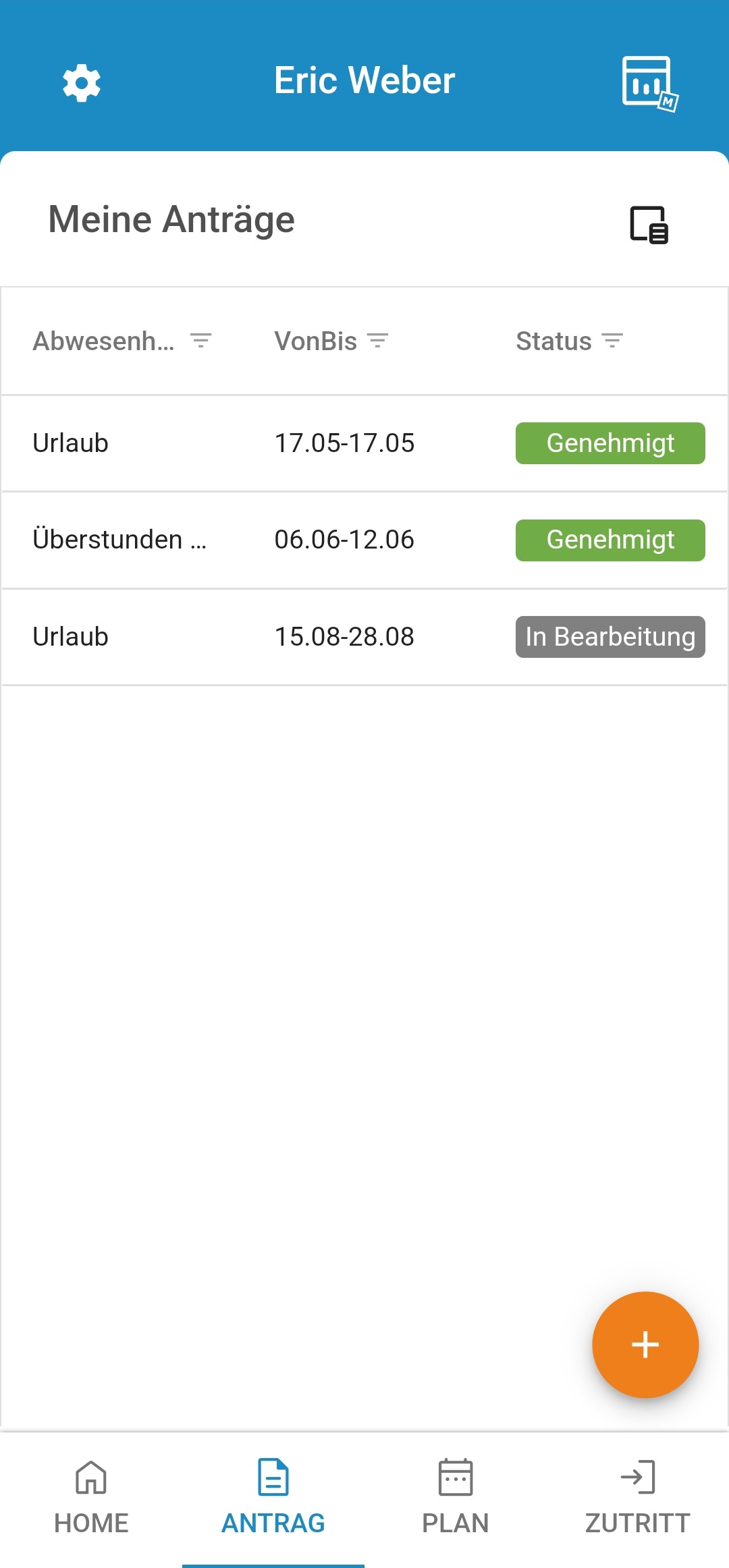 PepMApp Anträge